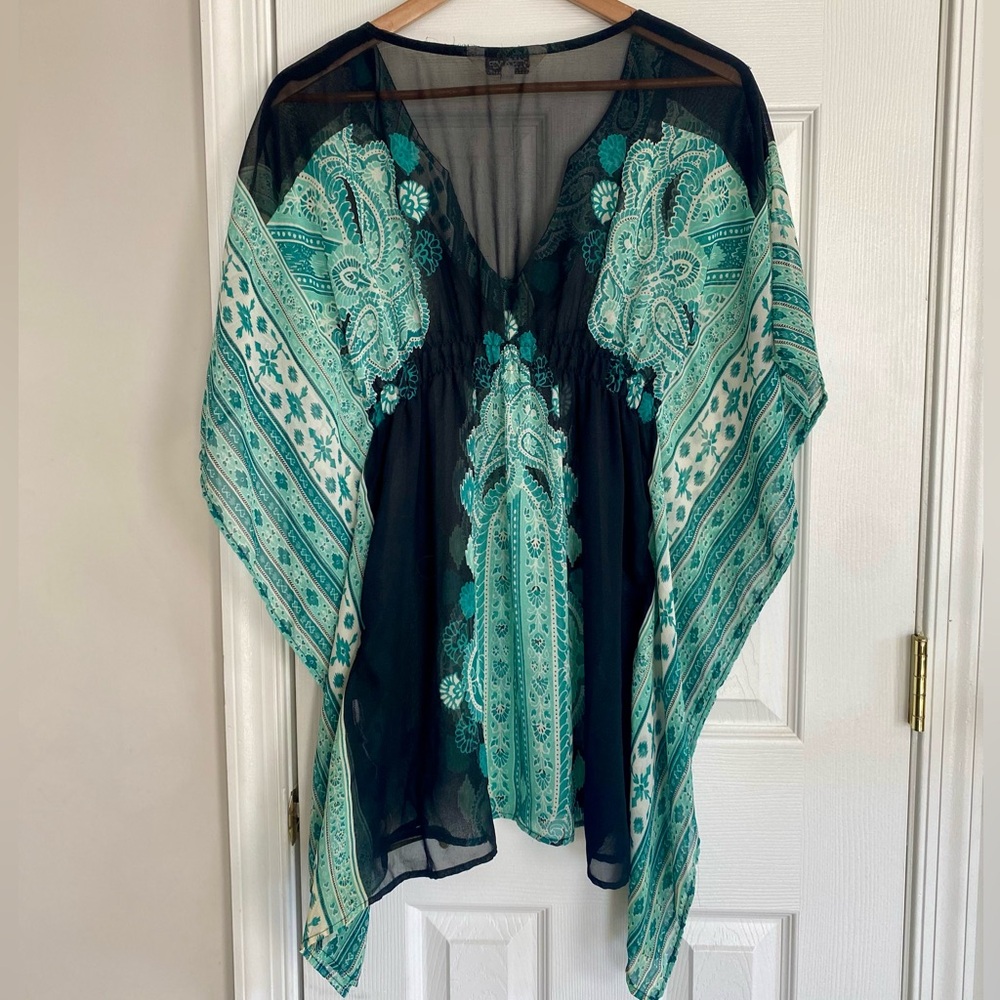 TRAMP SHEER VERSATILE KAFTAN TOP